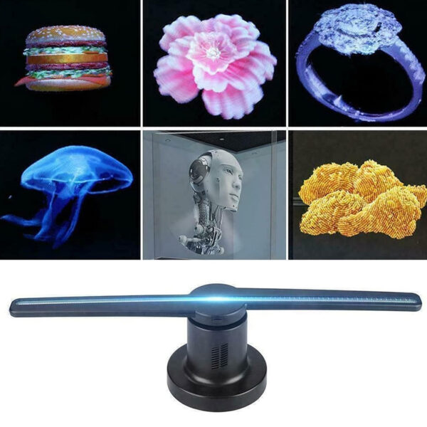 مروحة مضيئة لعرض المجسمات والصور ثلاثية الابعاد